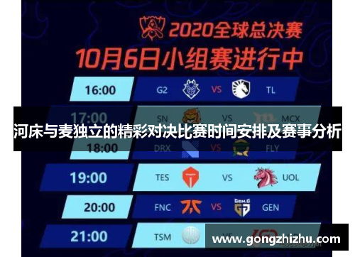 河床与麦独立的精彩对决比赛时间安排及赛事分析